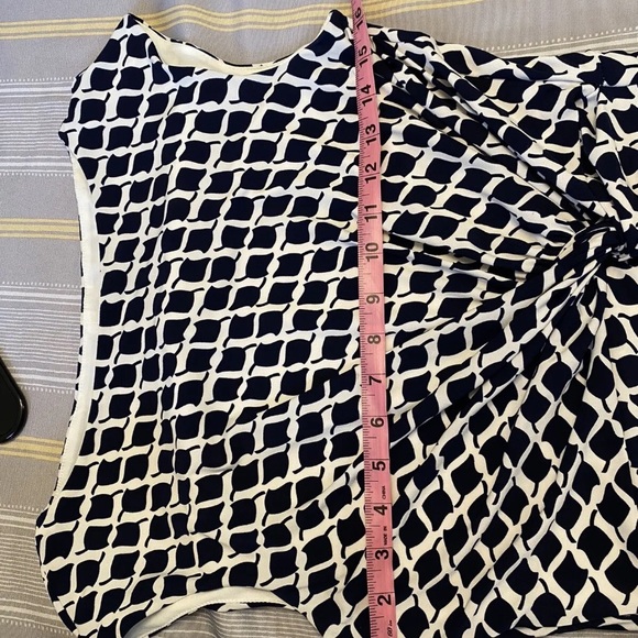 Lauren Ralph Lauren Black and White print Dress size 8 - Picture 9 of 12